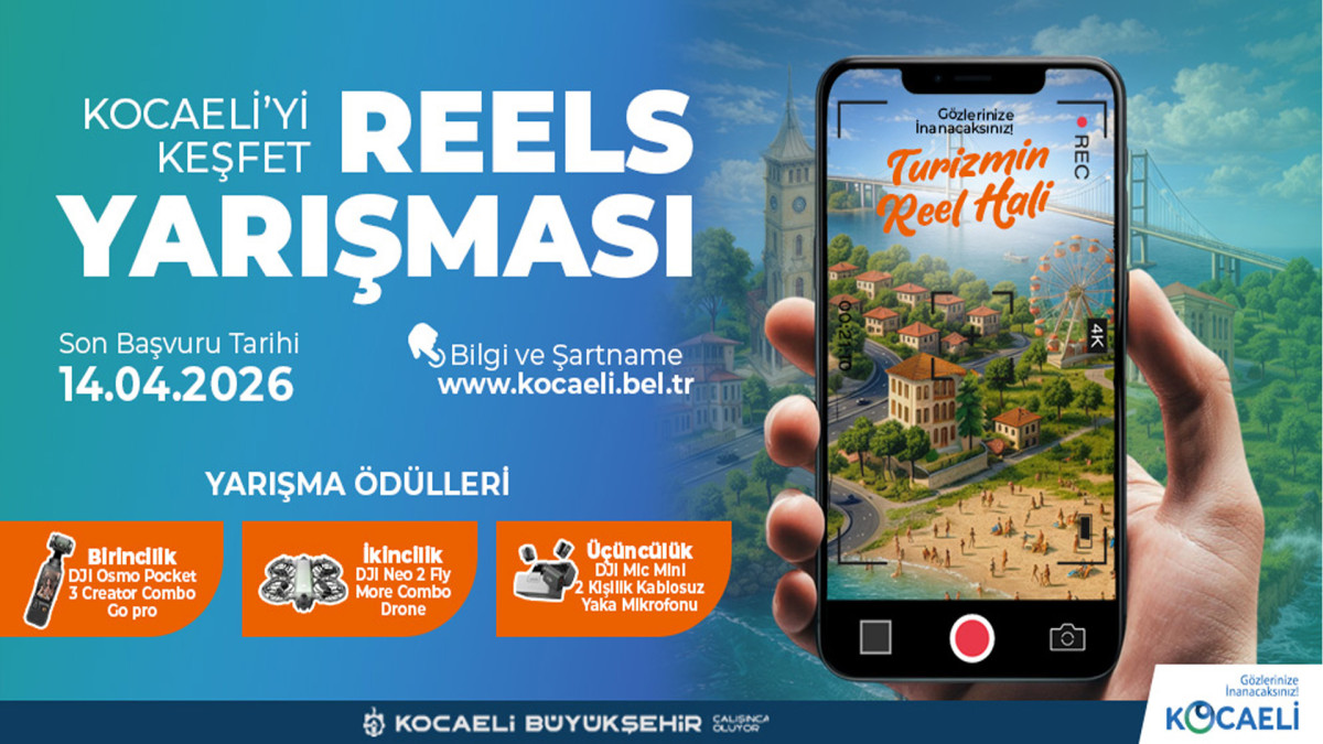 Kocaeli'yi Keşfet Reels Yarışması